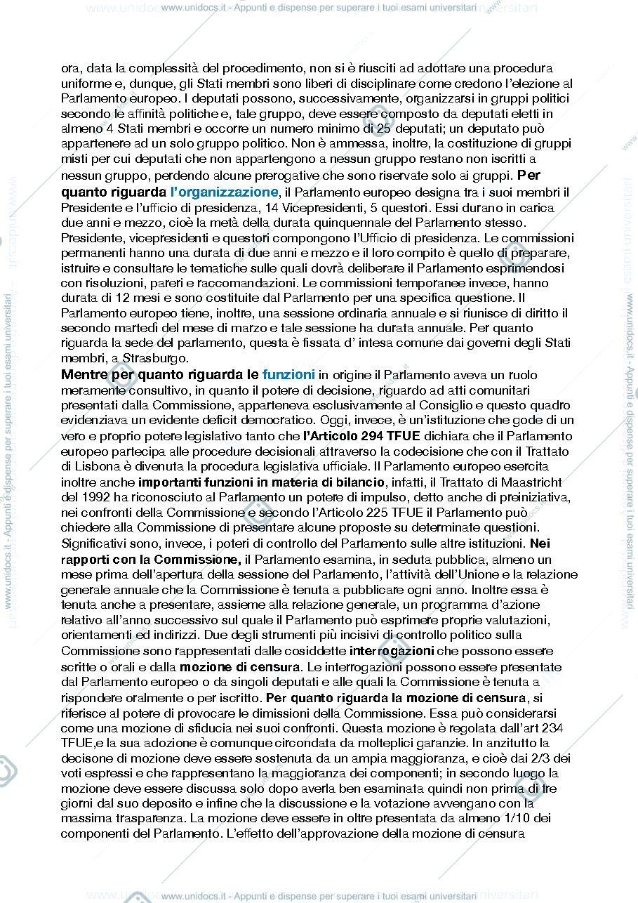 Anteprima pagina 4 — DOMANDE ESAME DIRITTO EUROPEO