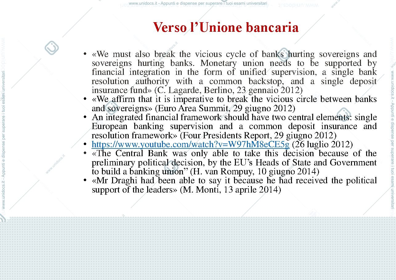 Anteprima pagina 1 — banking union 