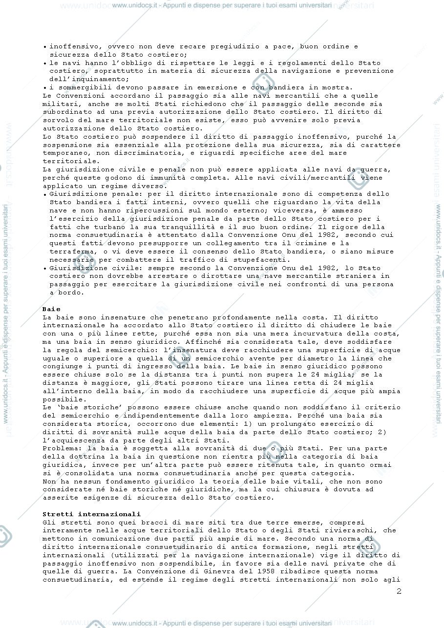 Anteprima pagina 2 — Diritto internazionale riassunto libro