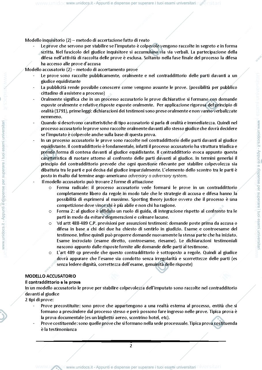 Anteprima pagina 2 — Diritto Processuale Penale