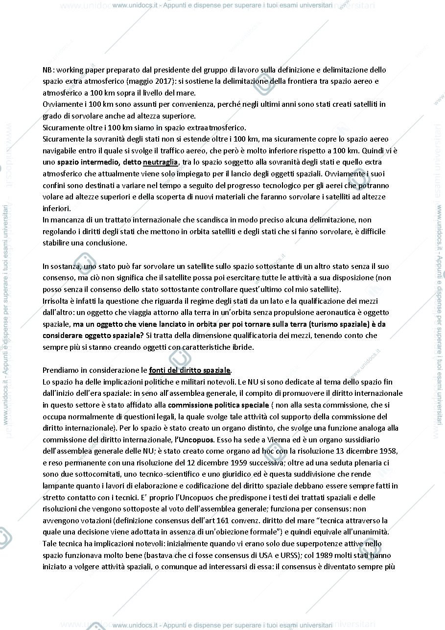 Anteprima pagina 2 — Appunti lezioni di diritto internazionale progredito