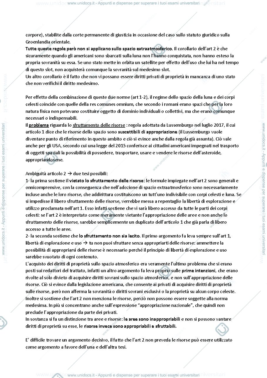 Anteprima pagina 4 — Appunti lezioni di diritto internazionale progredito