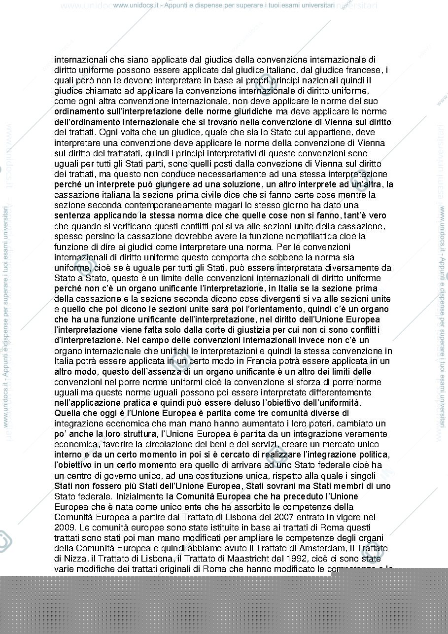 Anteprima pagina 2 — Diritto internazionale 