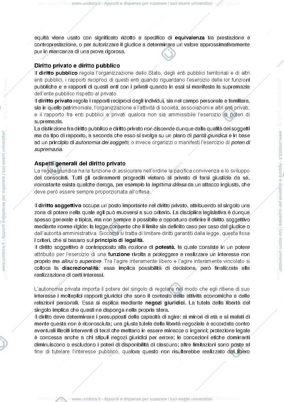 Anteprima pagina 3 — Riassunti Diritto Privato Trimarchi