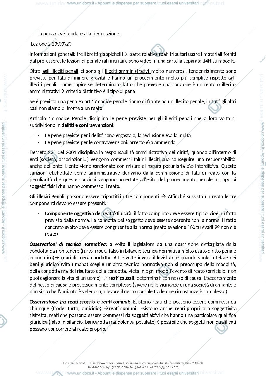 Anteprima pagina 4 — Diritto penale commerciale, tributario e fallimentare 