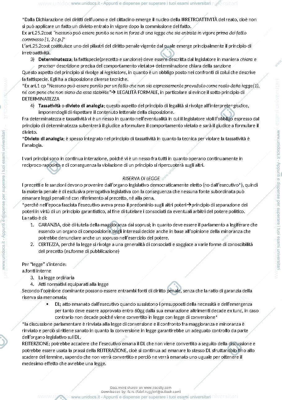 Anteprima pagina 4 — Riassunto diritto penale parte generale 