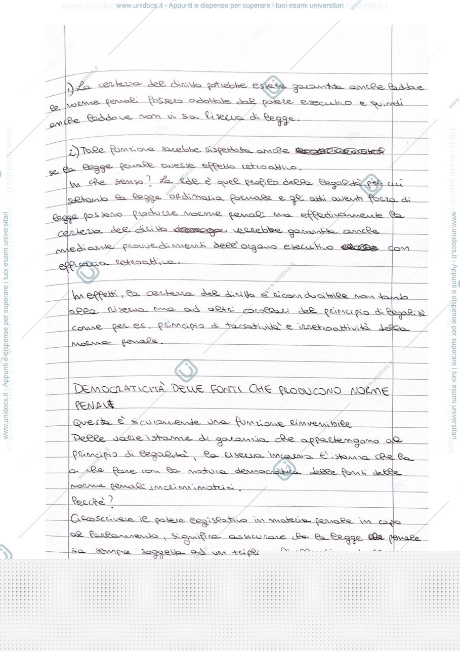Anteprima pagina 2 — La riserva di legge