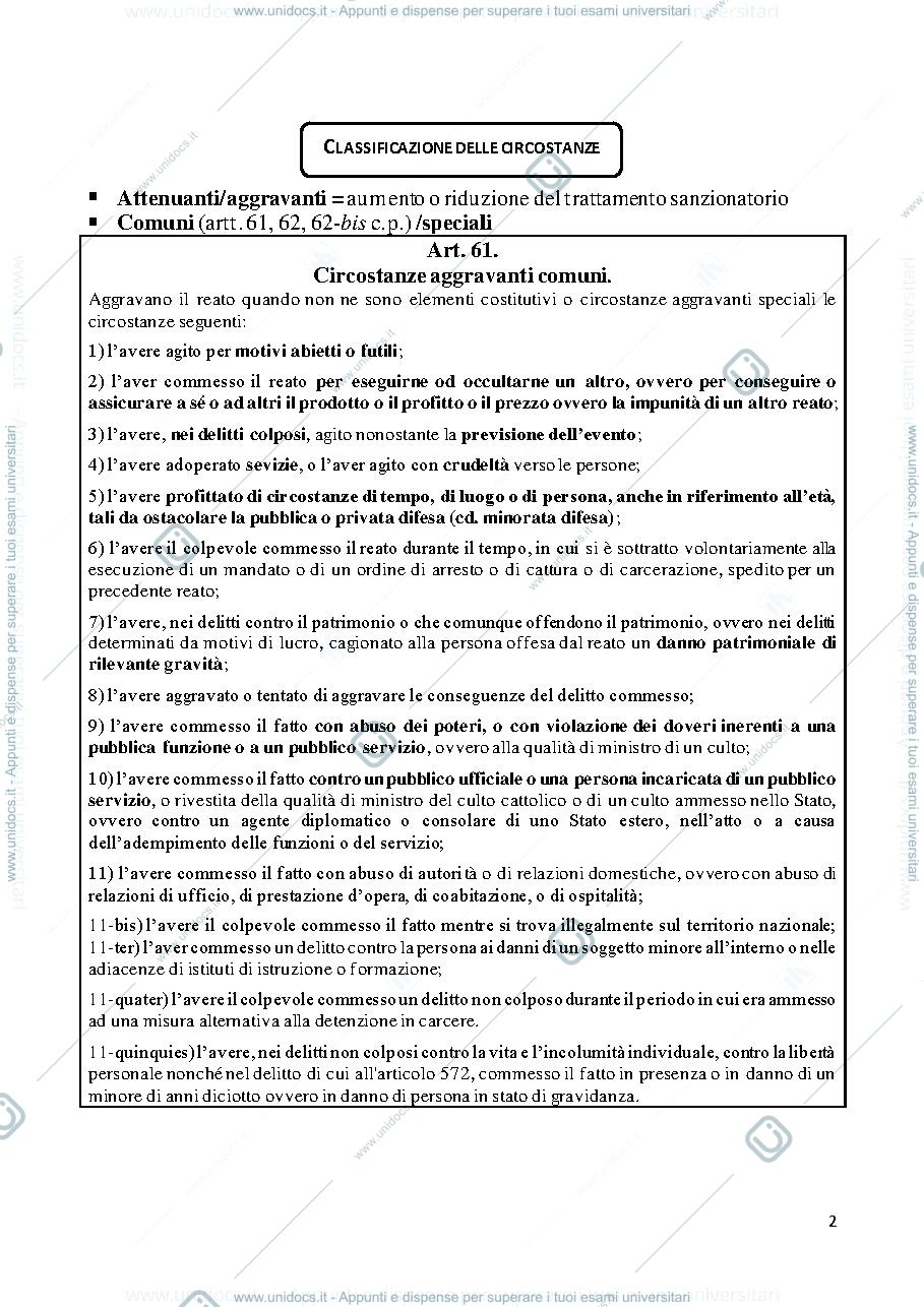 Anteprima pagina 2 — penale I - parte quarta/quinta