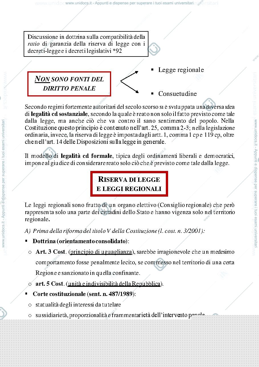 Anteprima pagina 3 — Diritto penale I - parte seconda