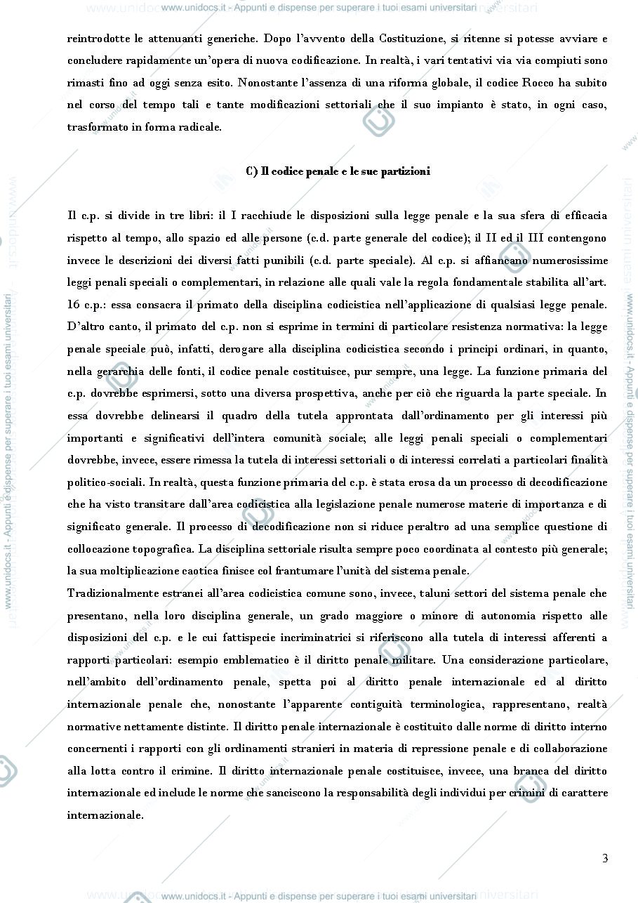 Anteprima pagina 3 — Riassunto padovani - Diritto penale