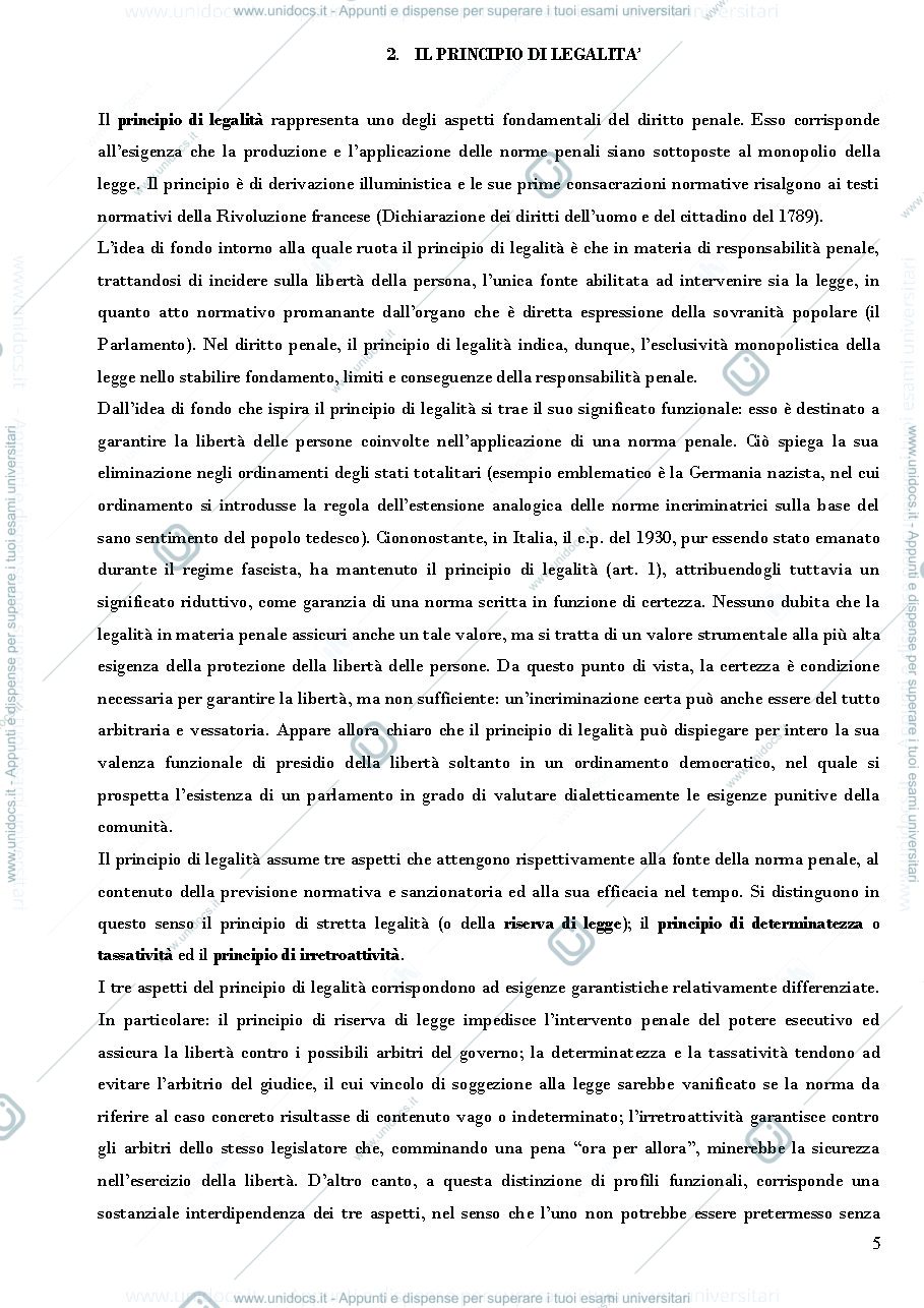 Anteprima pagina 5 — Riassunto padovani - Diritto penale