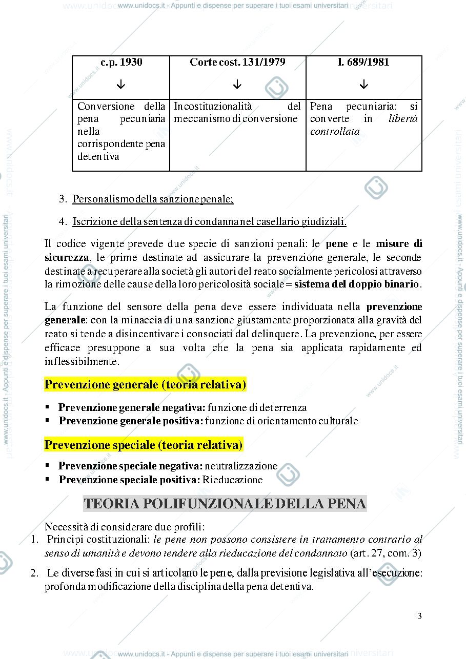 Anteprima pagina 3 — Diritto penale I - parte prima