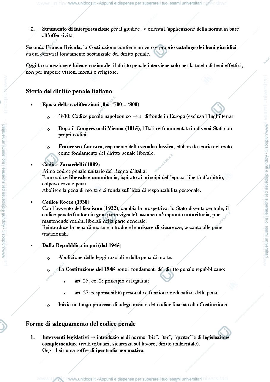 Anteprima pagina 3 — appunti diritto penale 