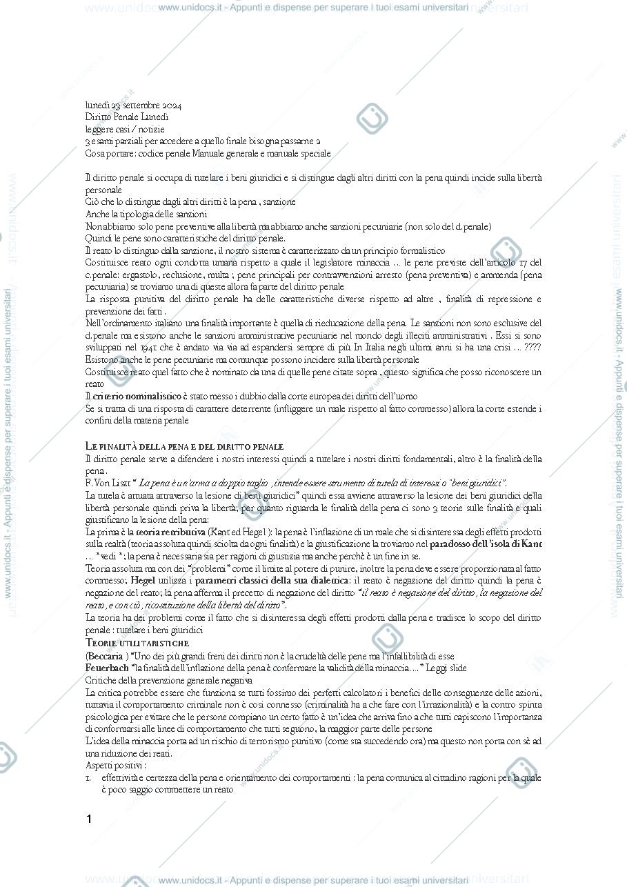 Anteprima pagina 1 — appunti