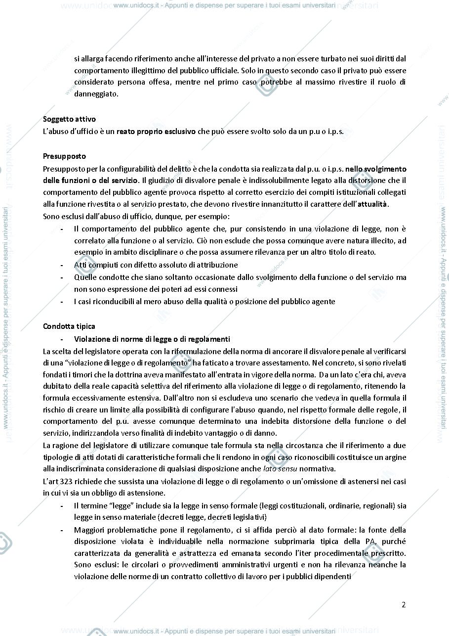 Anteprima pagina 2 — abuso d'ufficio 