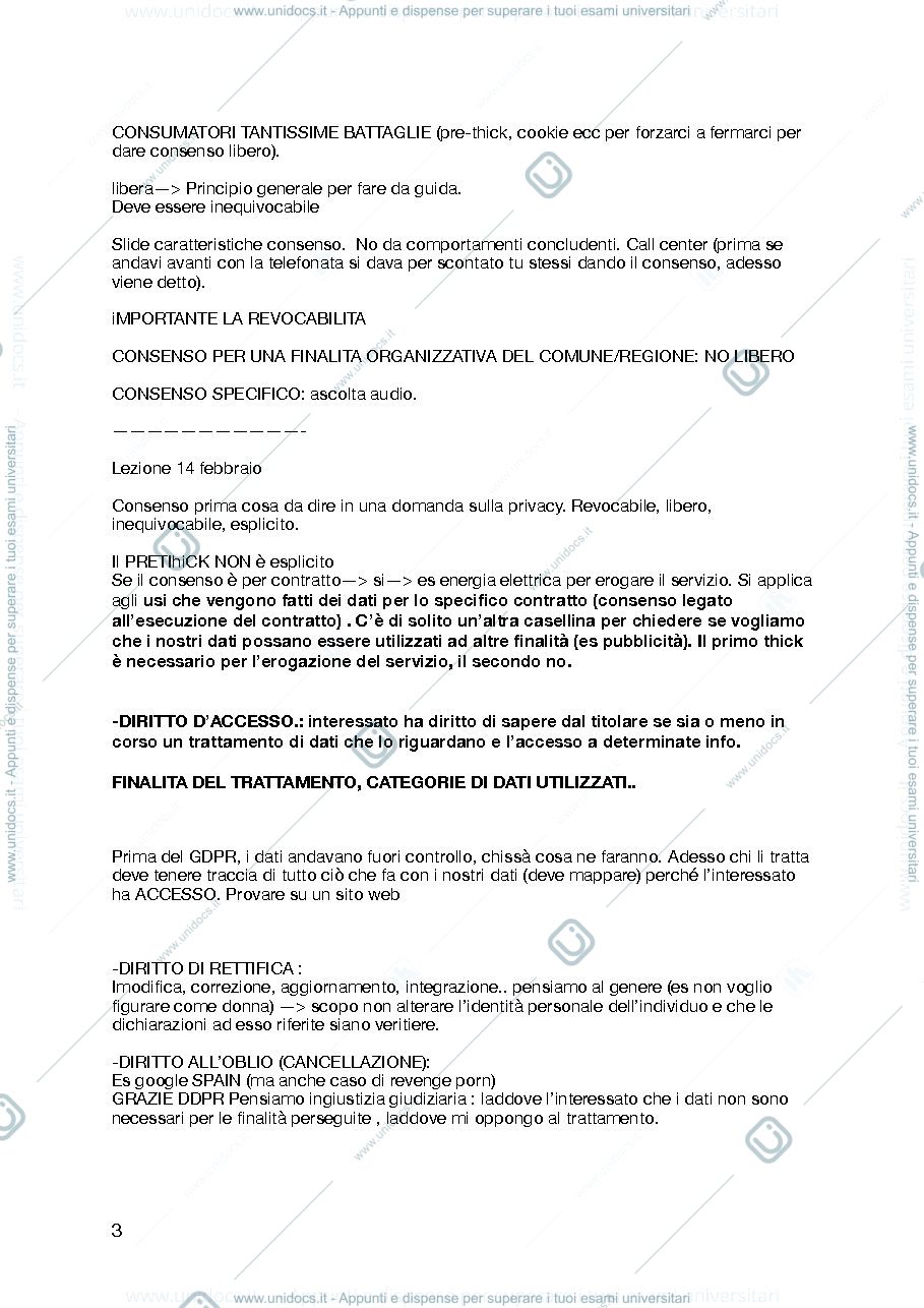 Anteprima pagina 3 — Appunti diritto per il marketing