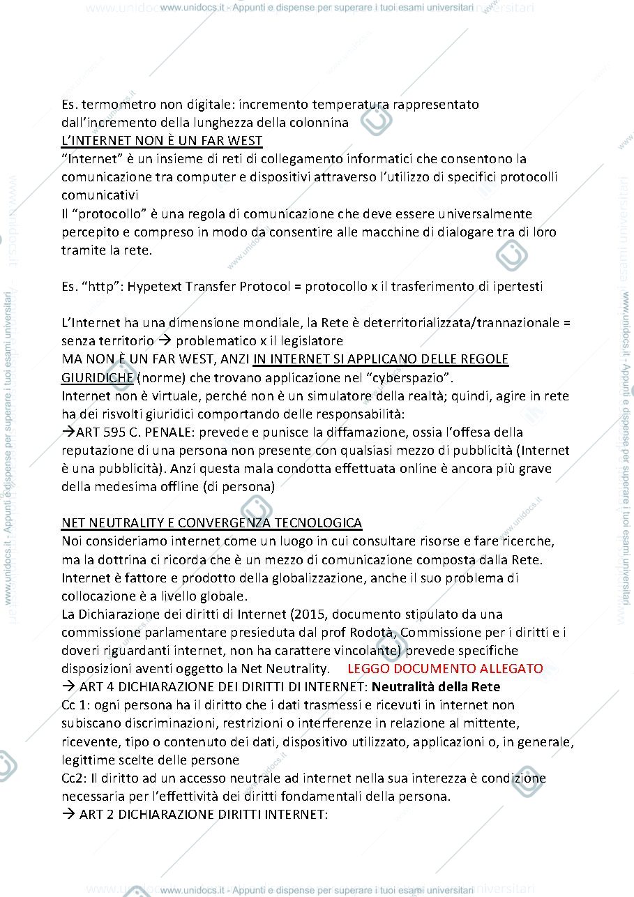 Anteprima pagina 2 — SETTIMANA 1 A 3 DIRITTO PER LA DIGITAL ECONOMY