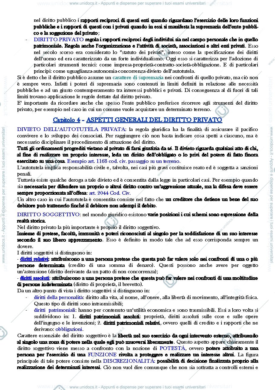 Anteprima pagina 4 — Compendio di diritto privato