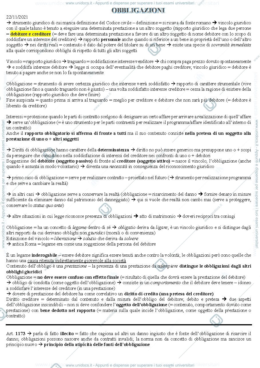 Anteprima pagina 1 — Obbligazioni 