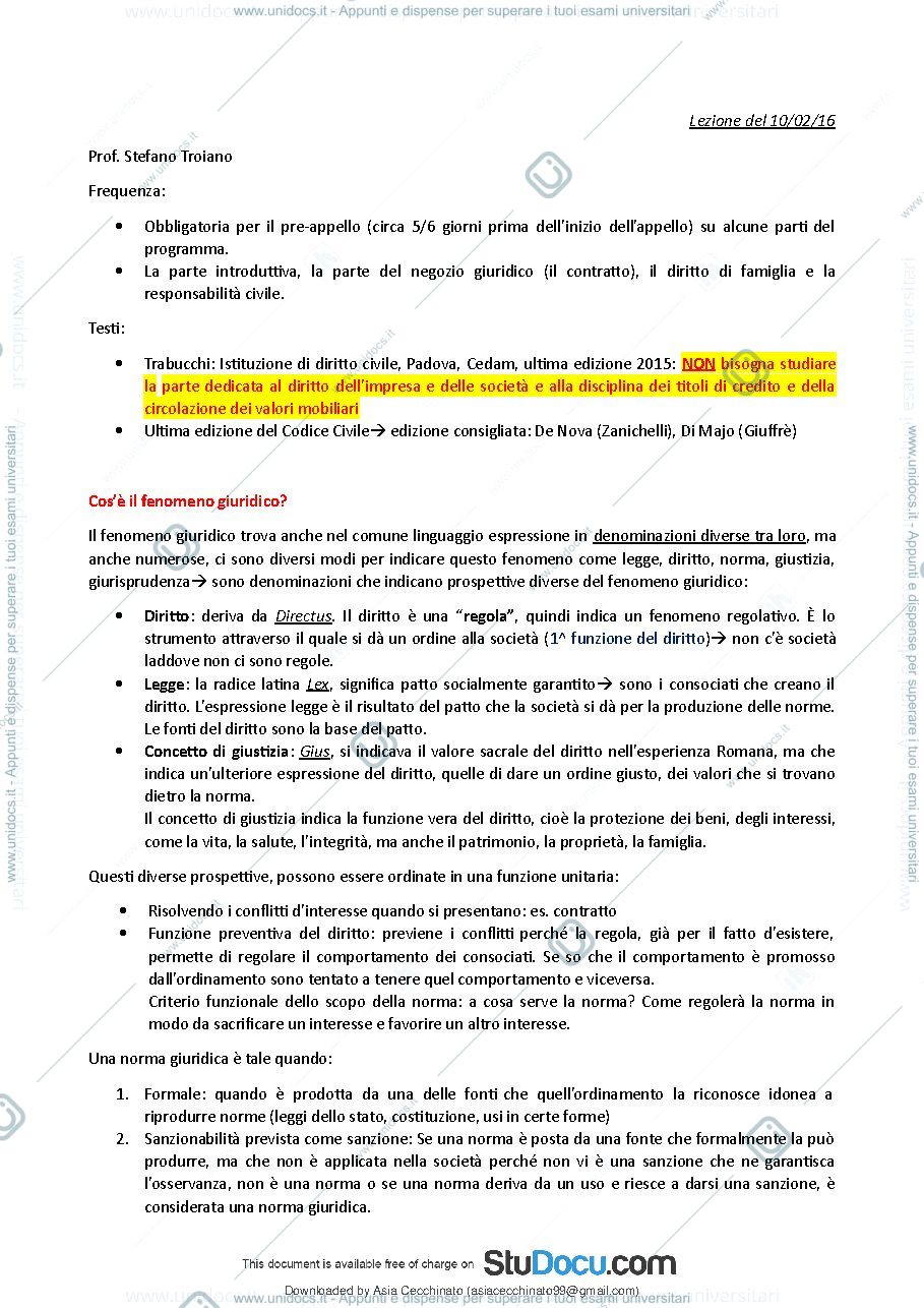 Anteprima pagina 2 — appunti lezioni privato 