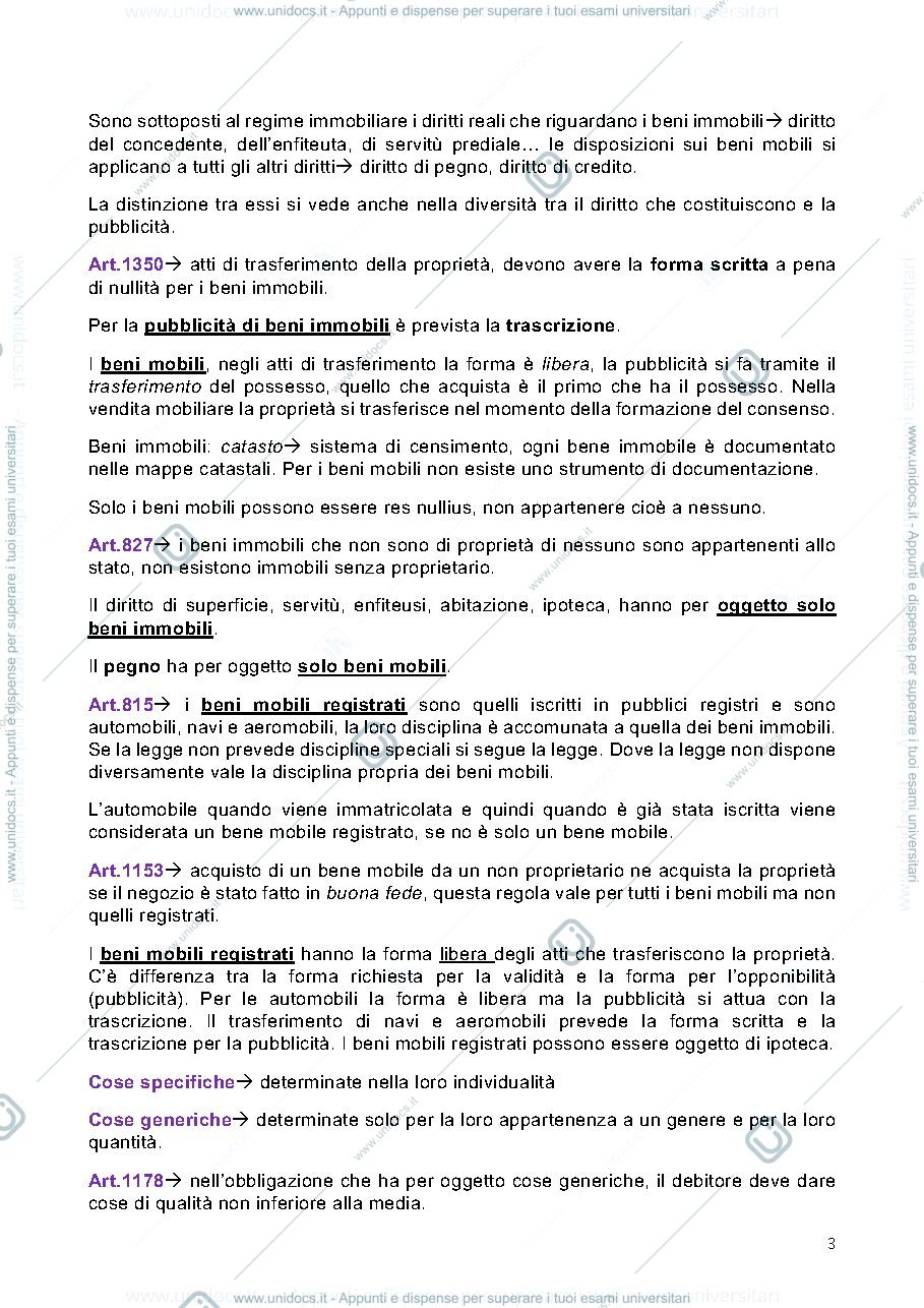 Anteprima pagina 3 — appunti diritto privato 2