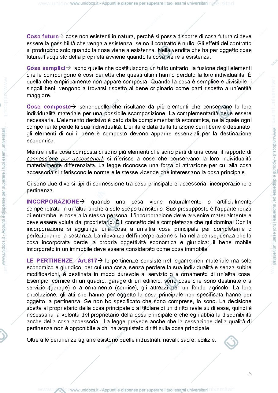 Anteprima pagina 5 — appunti diritto privato 2