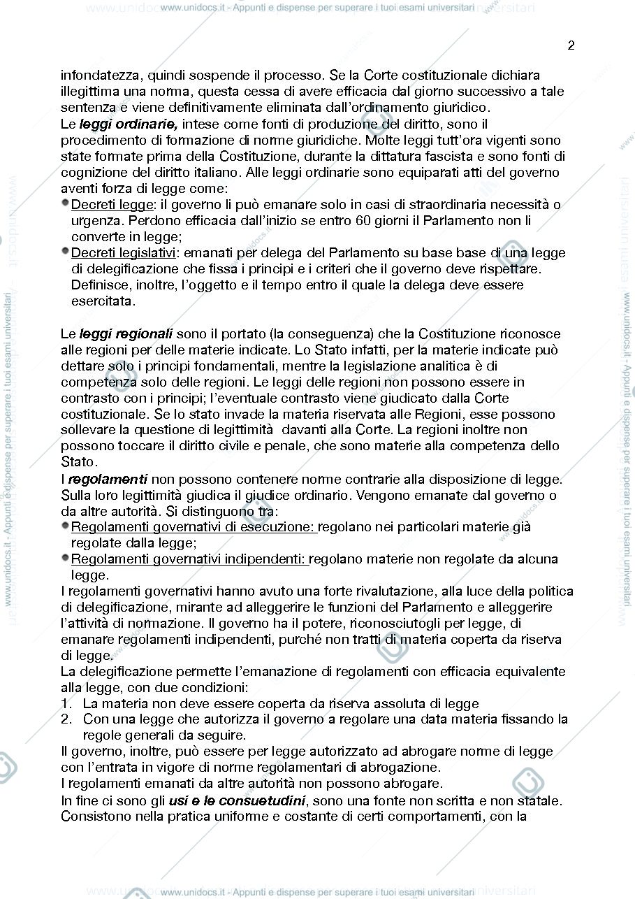 Anteprima pagina 2 — diritto privato 