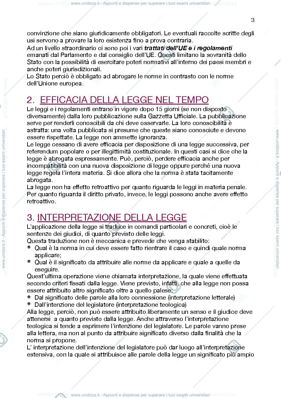 Anteprima pagina 3 — diritto privato 