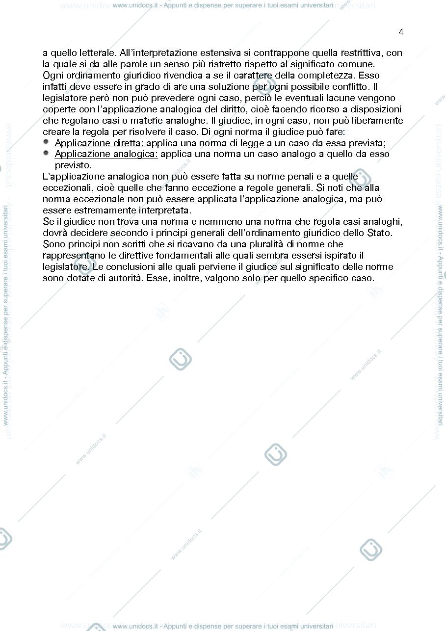 Anteprima pagina 4 — diritto privato 