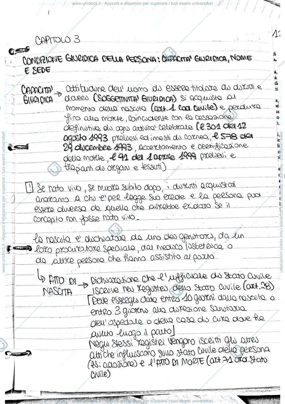 Anteprima pagina 1 — Istituzioni di diritto privato 