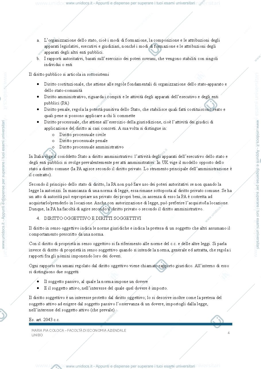Anteprima pagina 4 — riassunto diritto privato capitoli 1 - 10