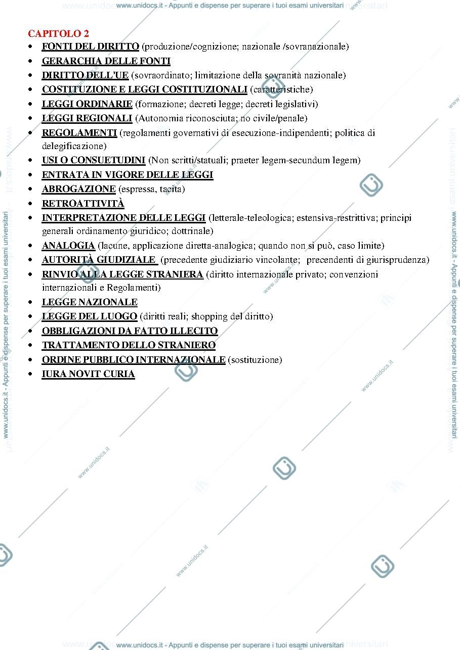 Anteprima pagina 2 — Mappe riassuntive di diritto privato