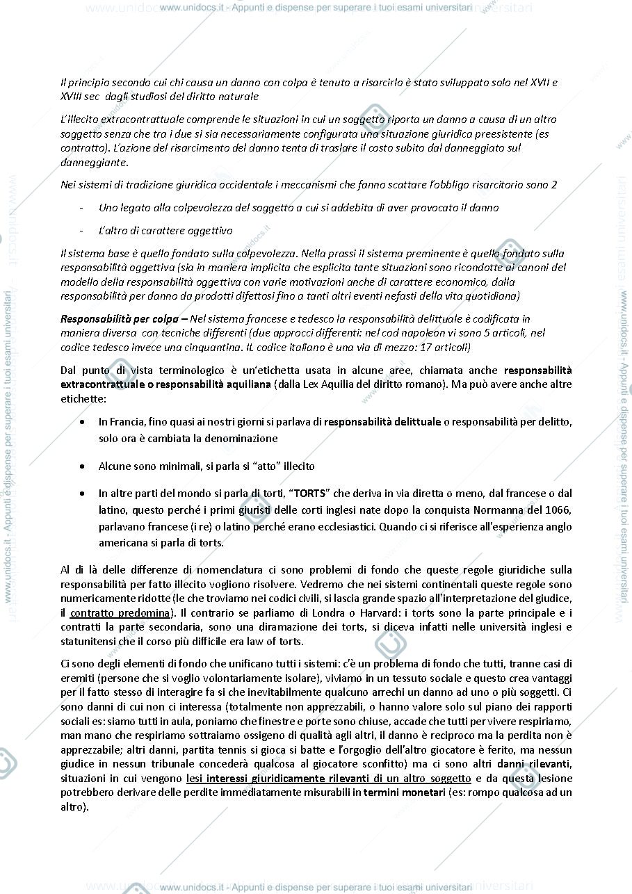 Anteprima pagina 2 — Appunti diritto comparato