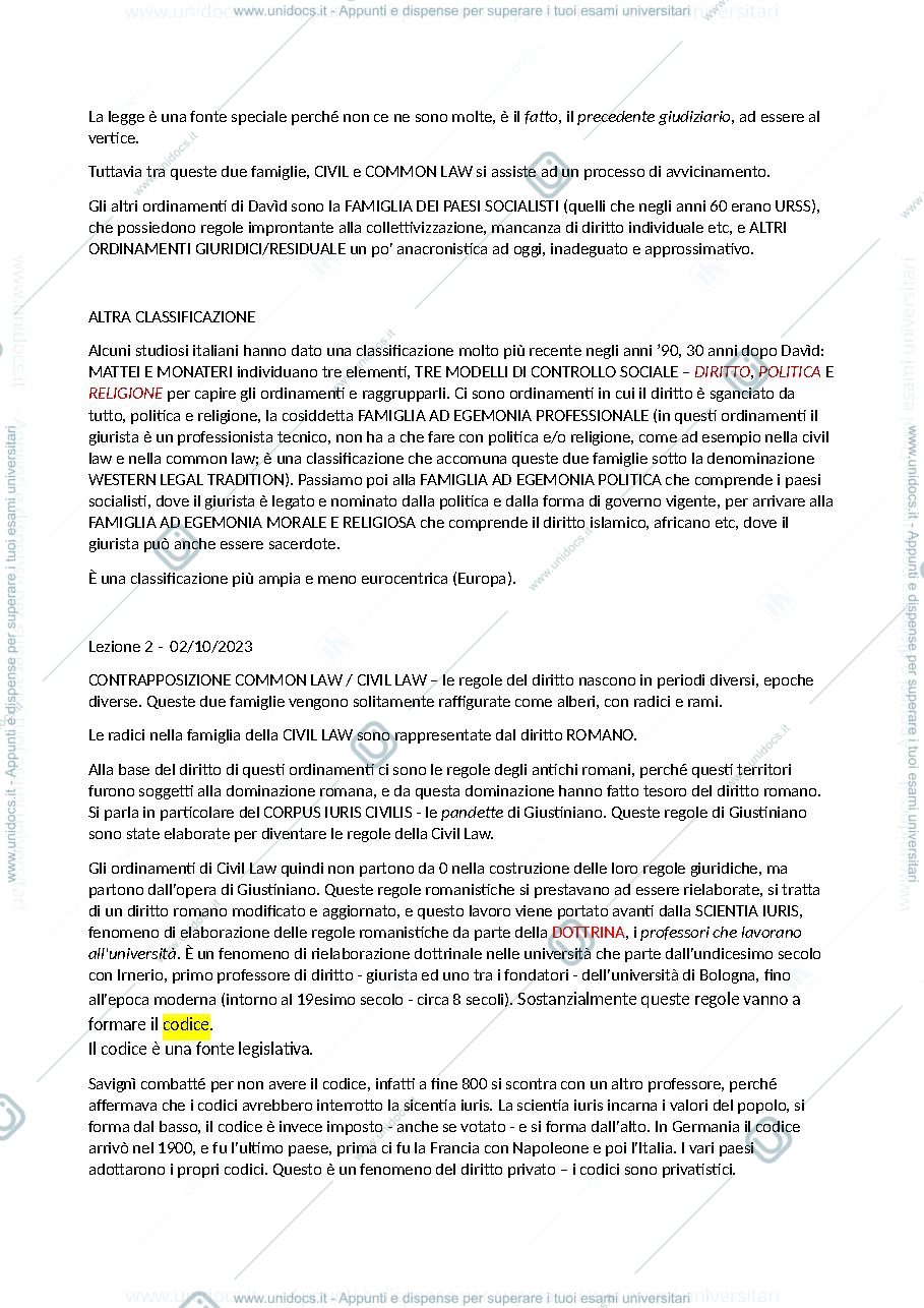 Anteprima pagina 3 — Diritto privato comparato