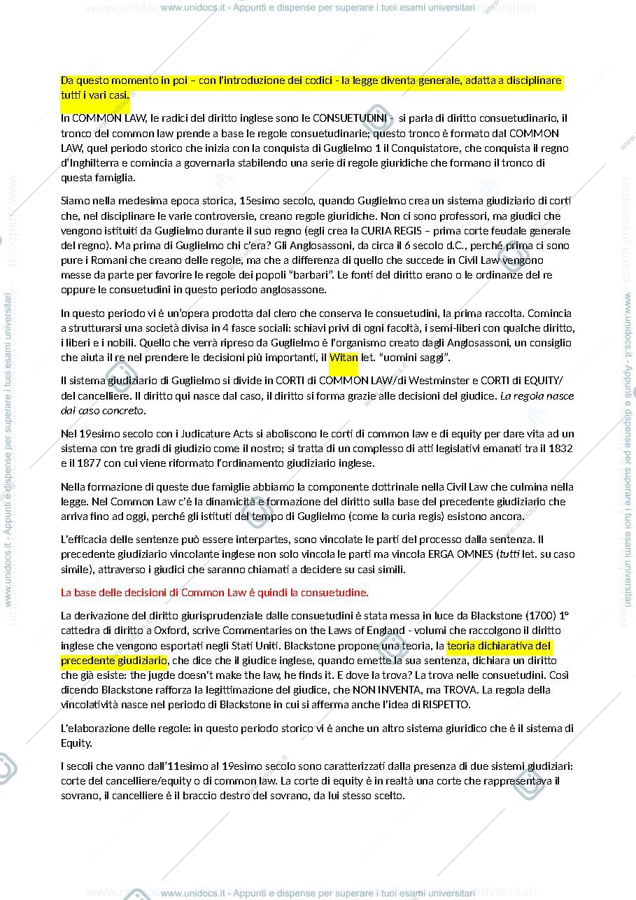 Anteprima pagina 4 — Diritto privato comparato