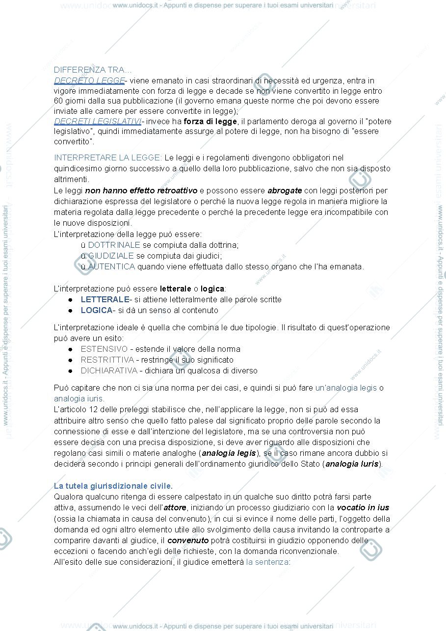 Anteprima pagina 4 — Diritto Privato - dispense