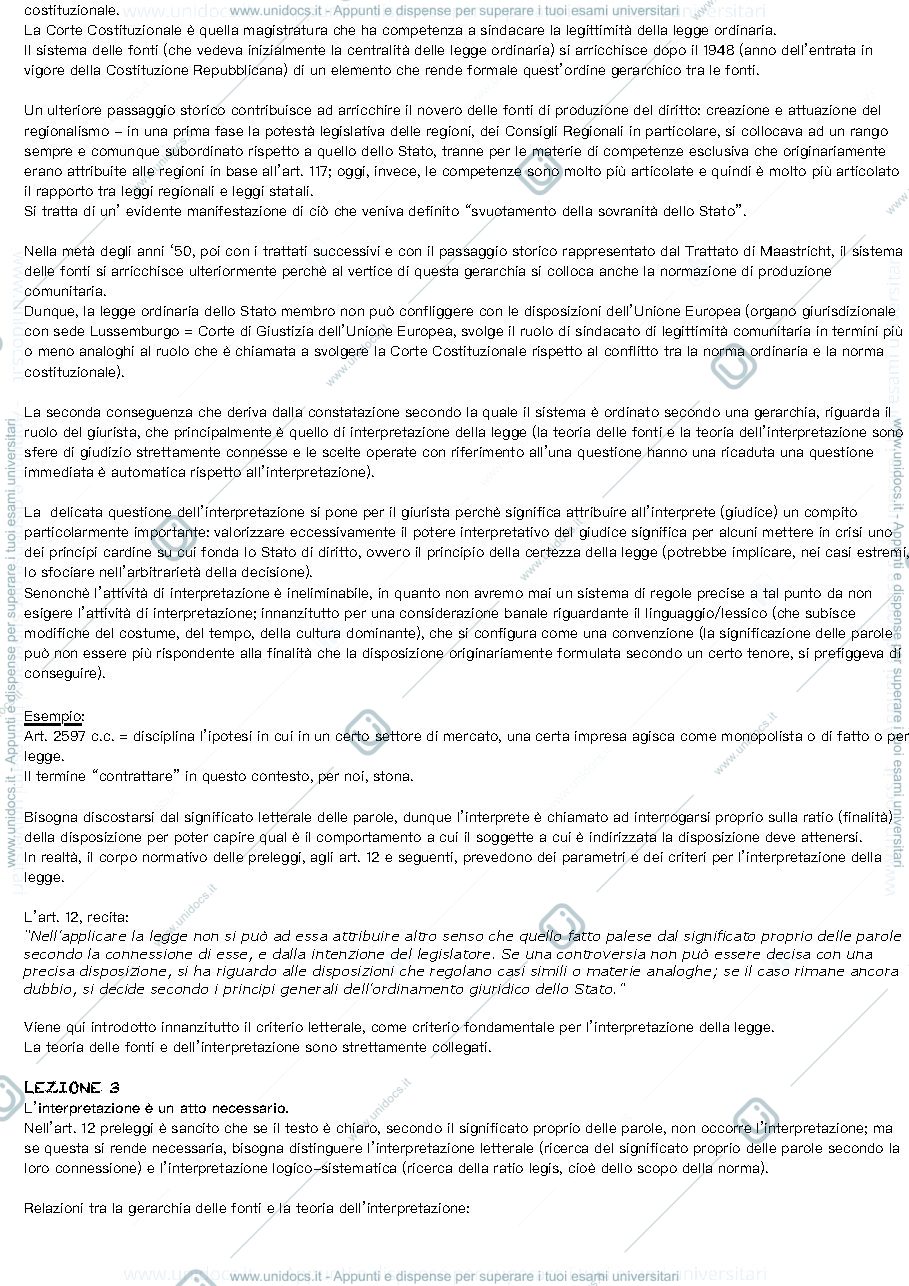 Anteprima pagina 3 — appunti sulla prima parte di programma di diritto privato e della comunicazione
