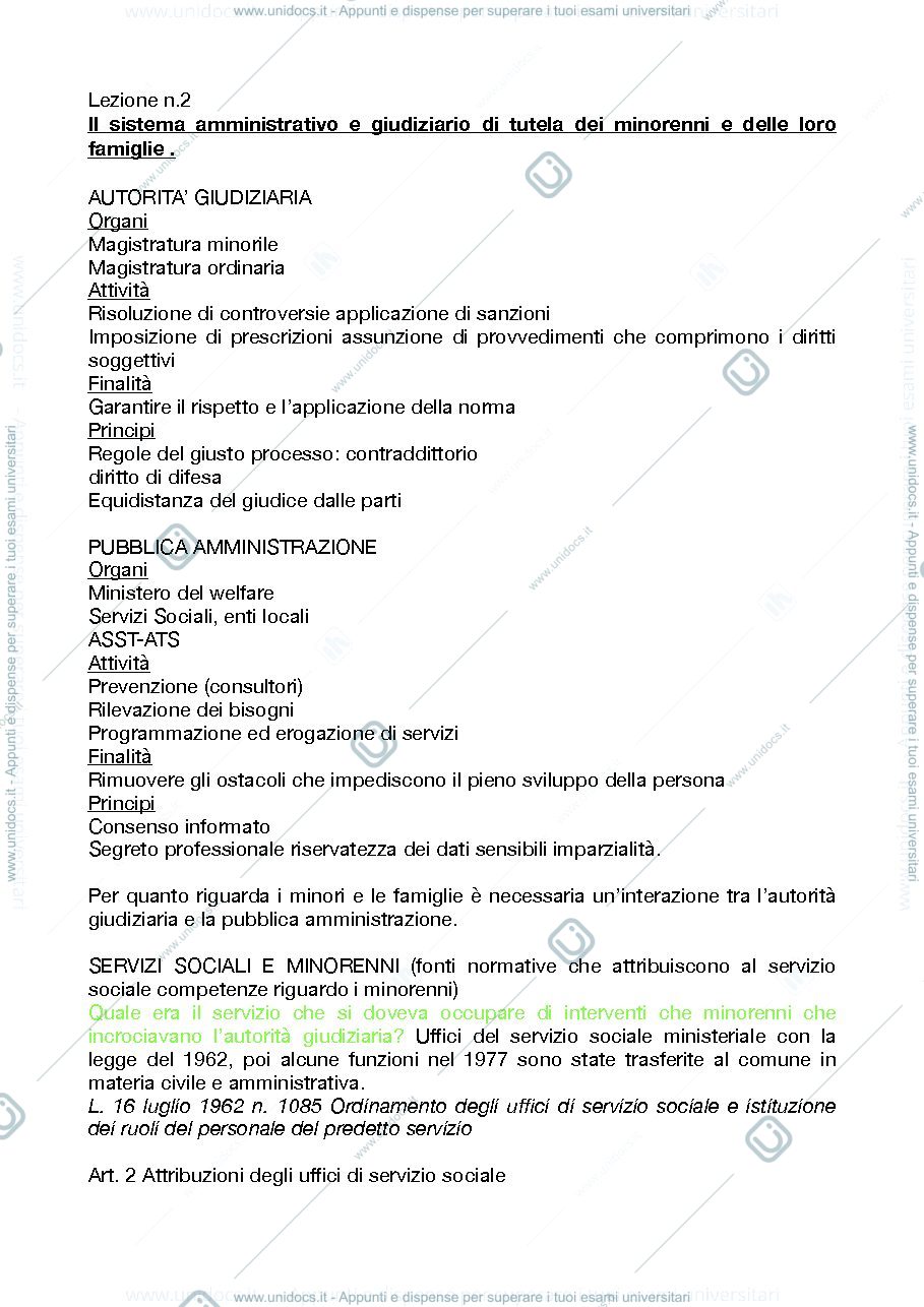 Anteprima pagina 1 — i sistemi di protezione delle famiglie 