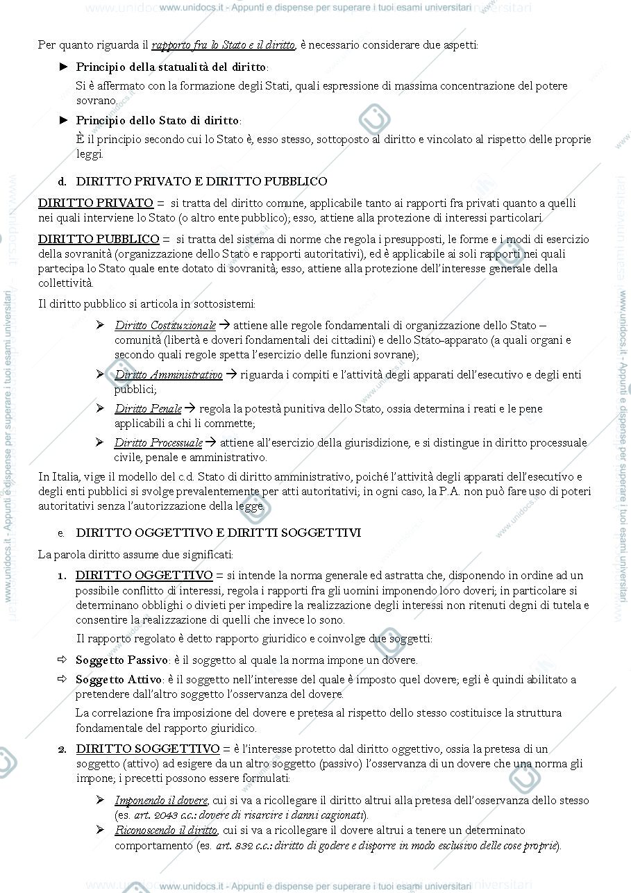 Anteprima pagina 2 — Appunti Diritto Privato 1° Modulo