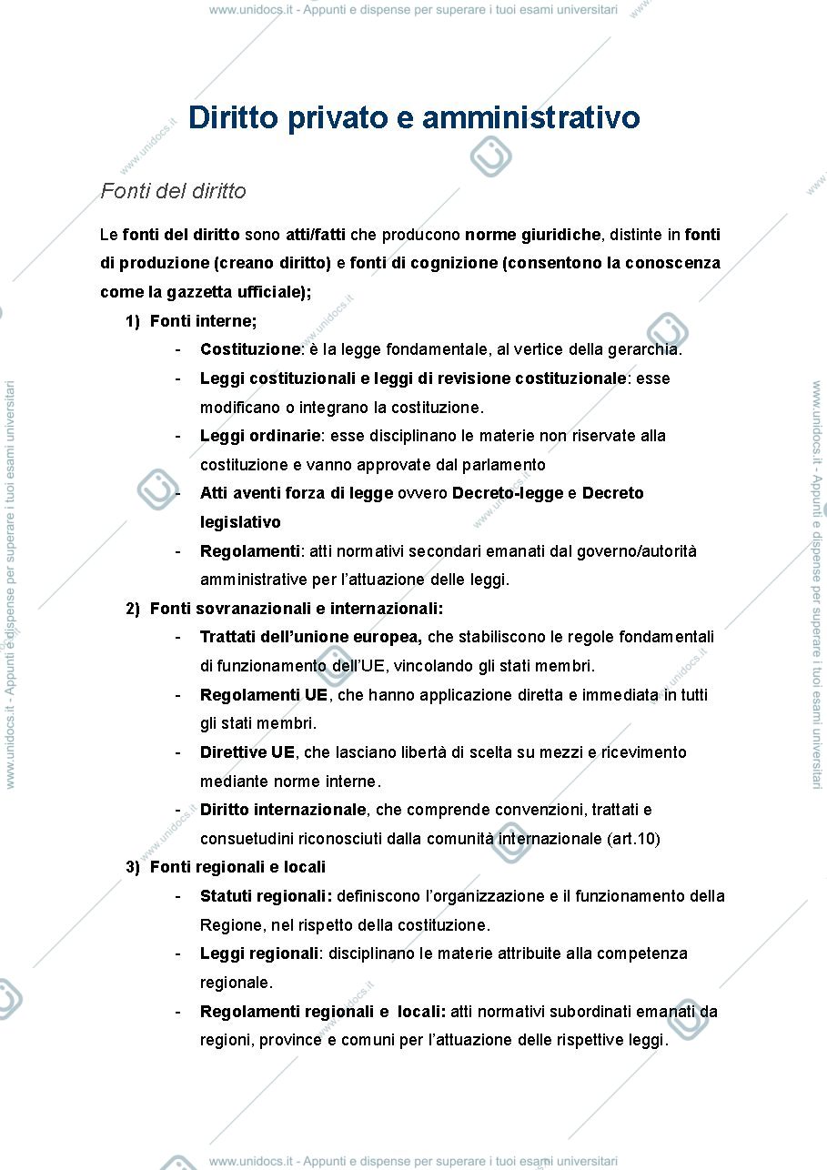 Anteprima pagina 1 — Diritto