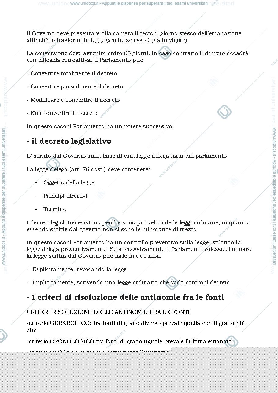 Anteprima pagina 2 — Appunti primo esonero diritto