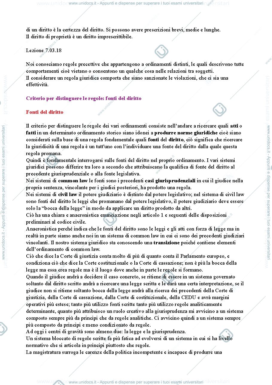 Anteprima pagina 2 — appunti di diritto privato