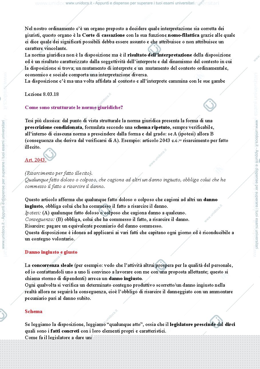 Anteprima pagina 4 — appunti di diritto privato