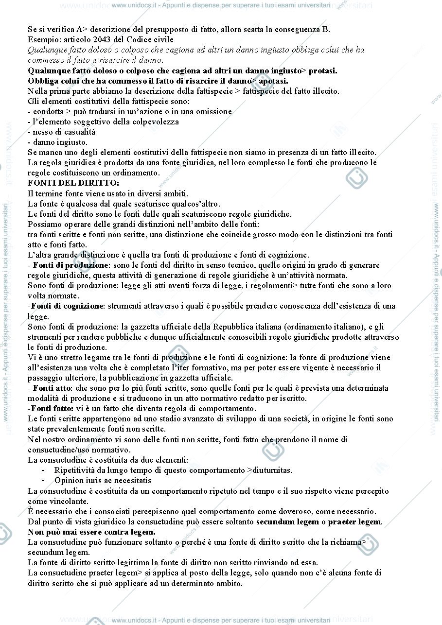 Anteprima pagina 2 — Diritto Privato I