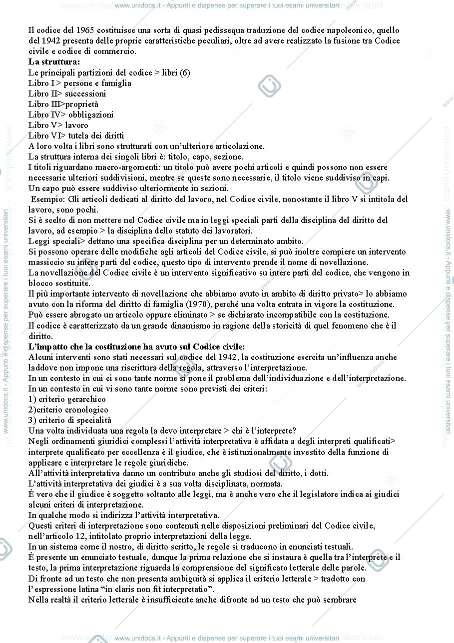 Anteprima pagina 4 — Diritto Privato I