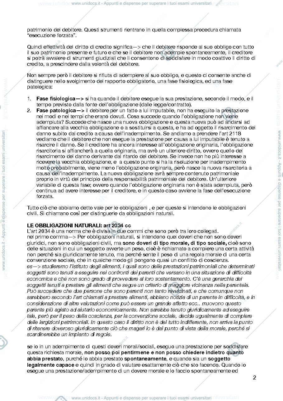 Anteprima pagina 2 — diritto privato corso a 