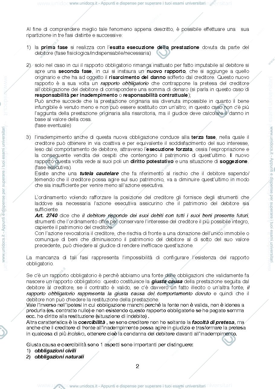 Anteprima pagina 2 — riassunto libro utet diritto privato II con integrazione slide prof Favilli