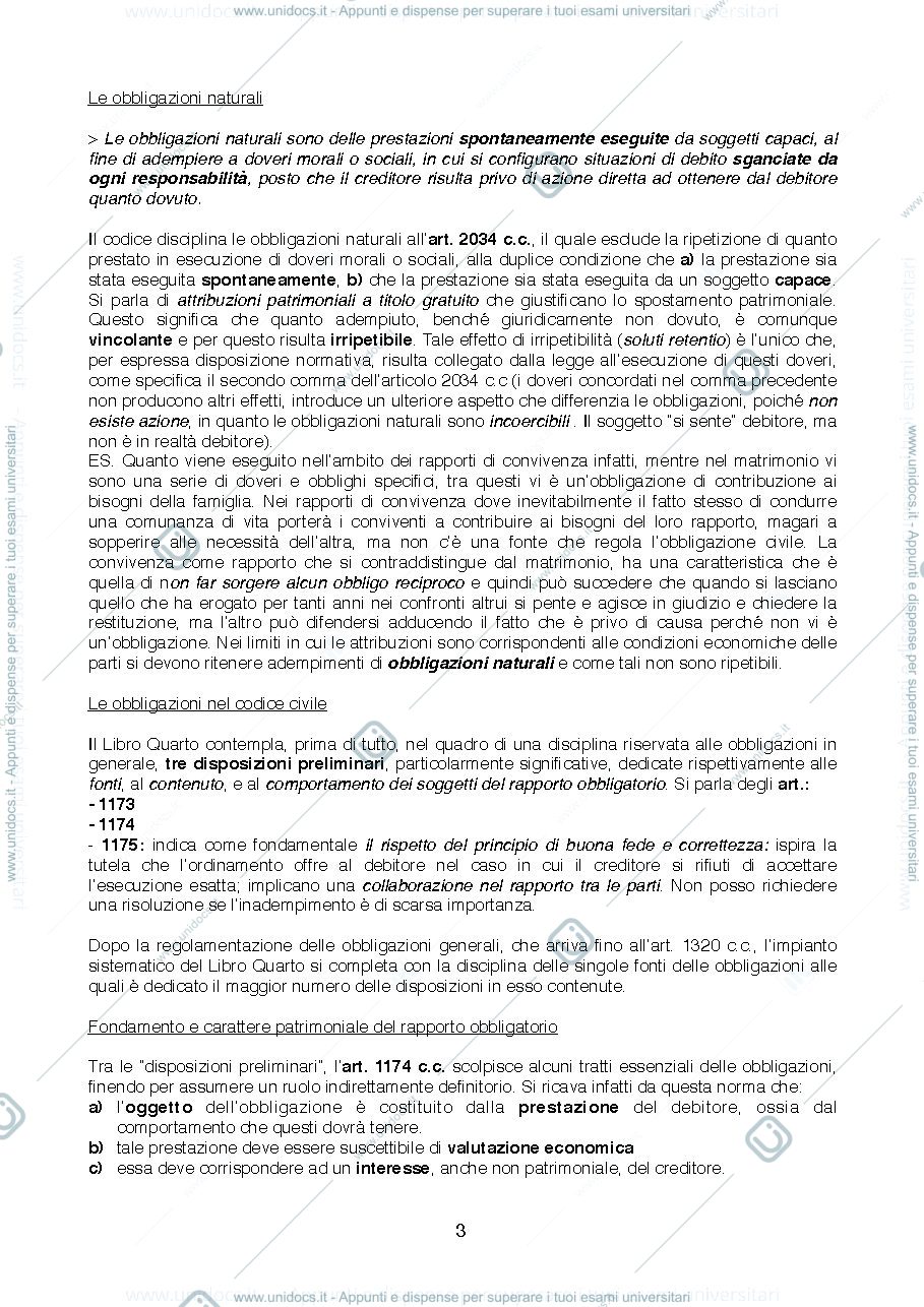 Anteprima pagina 3 — riassunto libro utet diritto privato II con integrazione slide prof Favilli