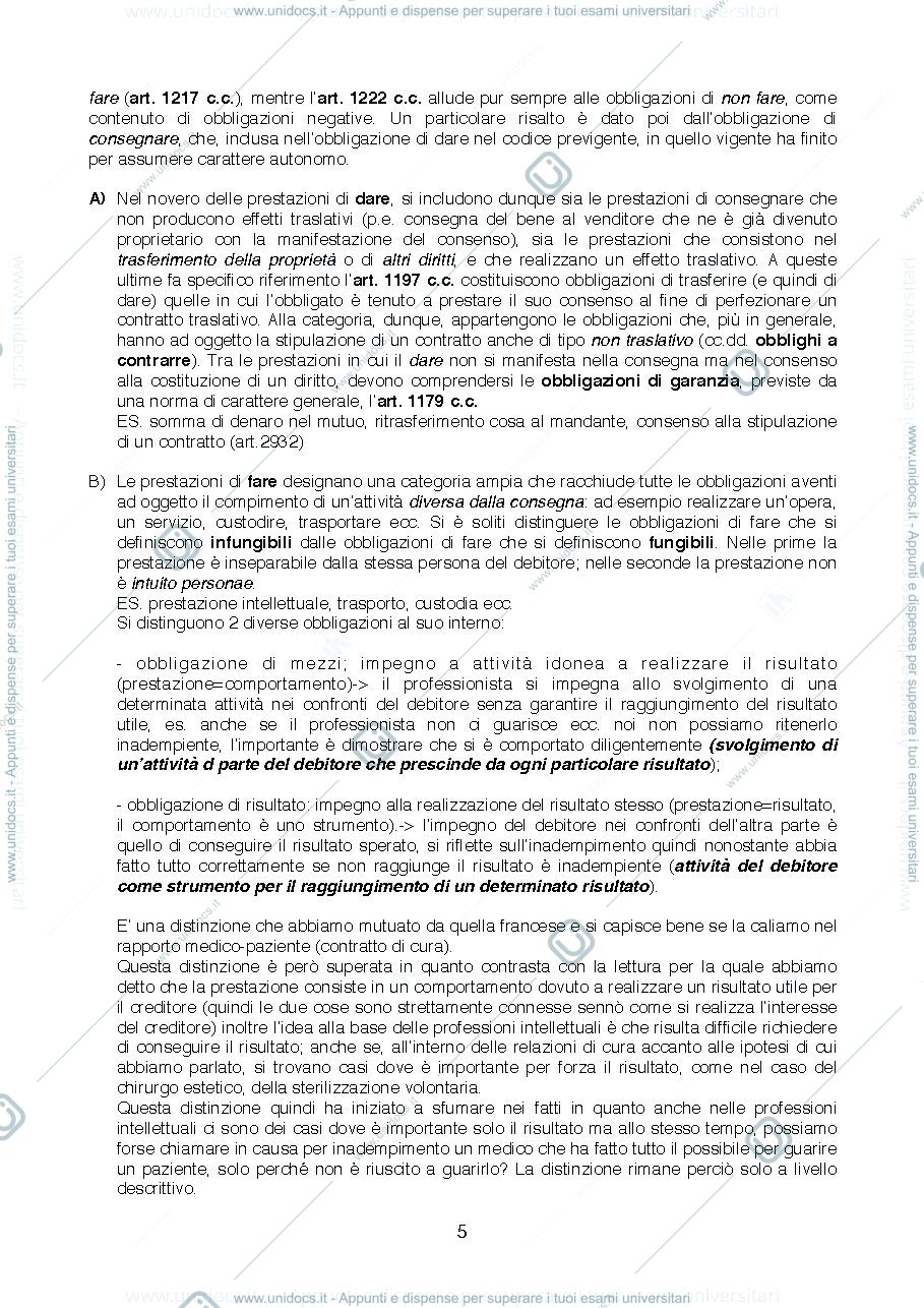 Anteprima pagina 5 — riassunto libro utet diritto privato II con integrazione slide prof Favilli
