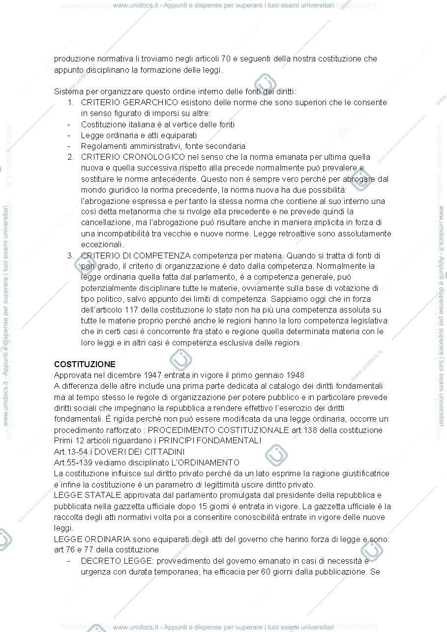 Anteprima pagina 3 — Diritto privato 